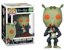 RICK Y MORTY FIGURA 9 CM CORNVELIOUS DANIEL VINYL POP! (FUNKO 334)         