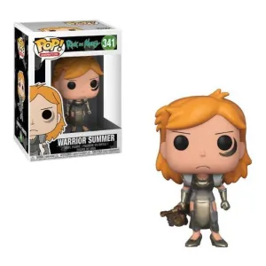 RICK Y MORTY FIGURA 9 CM WARRIOR SUMMER VINYL POP! FUNKO 341               