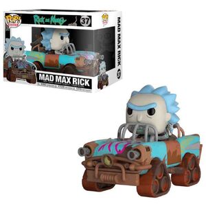 RICK Y MORTY FIGURA 12CM RICK MAD MAX VINYL POP RIDES! FUNKO 37            