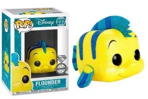 LA SIRENITA FIG 9CM POP FLOUNDER DIAMOND GLITTER EXCLUSIVE                 