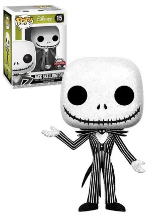PESADILLA ANTES DE NAVIDAD FIG 9CM POP JACK (BRILLO DIAMANTE) ED. ESPECIAL 