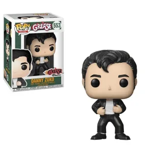GREASE FIGURA 9 CM DANNY ZUKO VINYL POP! FUNKO 553                         
