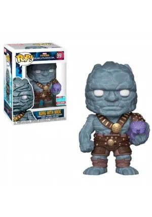 THOR RAGNAROK FIGURA 9 CM KORG WITH MIEK (EXCLUSIVE) VINYL POP! FUNKO 391  