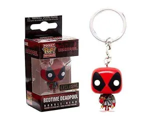 DEADPOOL LLAVERO FIG 4 CM BEDTIME DEADPOOL POCKET POP!                     