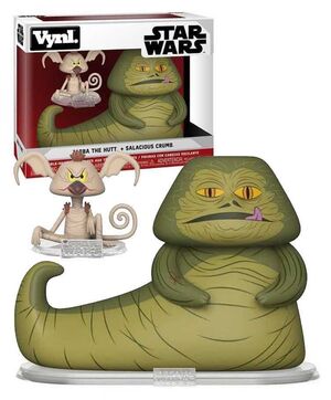 STAR WARS PACK 2 FIGURAS 10 CM JABBA & SALACIOUS CRUMB VINYL!              
