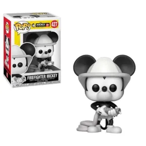 DISNEY MICKEY MAUS 90TH ANNIVERSARY FIG 9 CM FIREFIGHTER MICKEY FUNKO 427  