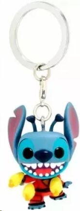 LILO & STITCH LLAVERO POCKET POP! VINYL STITCH CON BLASTERS (EXCLUSIVO) 4 CM