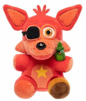 FIVE NIGHTS AT FREDDY'S PIZZA SIMULATOR PELUCHE ROCKSTAR FOXY 15CM         