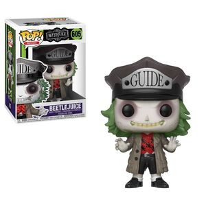 BEETLEJUICE FIGURA POP! HORROR VINYL BEETLEJUICE GUIDE HAT 9 CM F-605