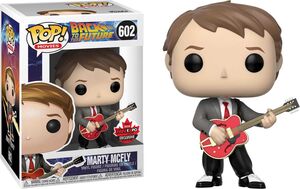 REGRESO AL FUTURO FIG 9CM POP MARTY MCFLY CON GUITARRA                     