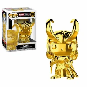 MARVEL STUDIOS FIGURA 9 CM LOKI (CHROME) POP! FUNKO 376                    