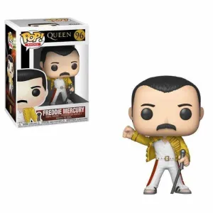 QUEEN POP FIG 9CM FREDDY MERCURY WEMBLEY 1986                              