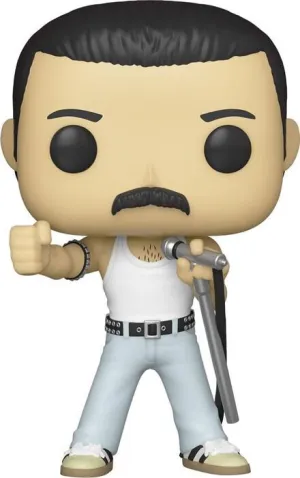 QUEEN POP! ROCKS VINYL FIGURA FREDDIE MERCURY RADIO GAGA 9 CM