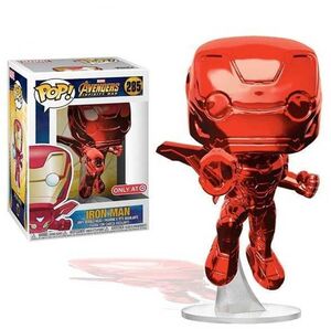 SALDO - IRON MAN FIG 9CM POP IRON MAN INFINITY WAR (RED CHROME)                    