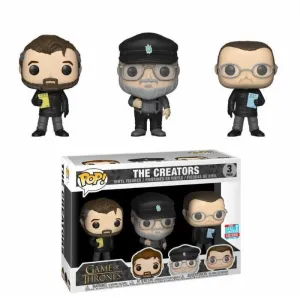 JUEGO DE TRONOS PACK 3 POPS FIG 9CM LOS CREADORES - EXCLUSIVO              