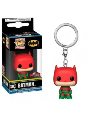 BATMAN LLAVERO POCKET POP FIG 4CM BATMAN HOLIDAY (EXCLUSIVO)               
