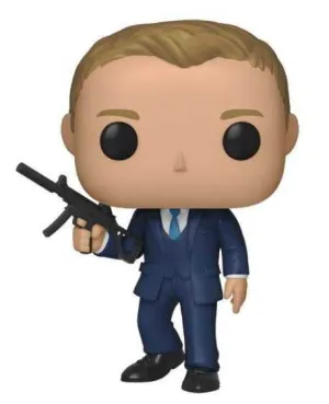 JAMES BOND FIG 9CM POP DANIEL CRAIG (QUANTUM OF SOLACE)                    