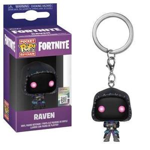 FORTNITE LLAVERO POCKET POP 4CM RAVEN                                      