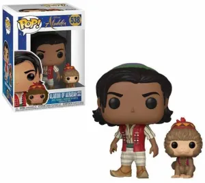 ALADDIN LA PELICULA FIG 9CM POP ALADDIN Y ABU                              