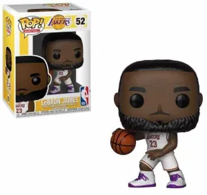 NBA POP! SPORTS VINYL FIGURA LEBRON JAMES WHITE UNIFORM (LAKERS) 9 CM NBA POP! SPORTS VINYL FIGURA LEBRON JAMES WHITE UNIFORM (LAKERS) 9 CM