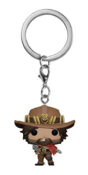 OVERWATCH LLAVERO POCKET POP 4CM MCCREE                                    