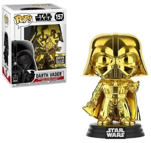 STAR WARS FIG 9CM POP DARTH VADER GOLD - SW CELEBRATION 2019 EXCLUSIVE     