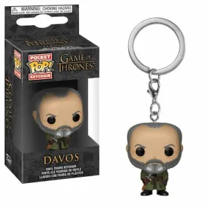 JUEGO DE TRONOS LLAVERO POCKET POP 4CM DAVOS                               