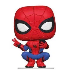 SPIDERMAN LEJOS DE CASA FIG 9CM POP SPIDERMAN TRAJE SUPERHEROE             