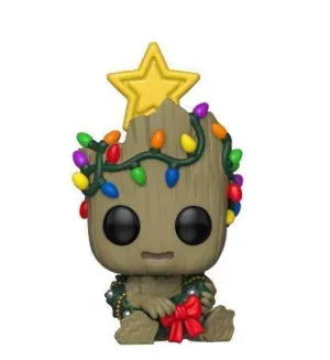MARVEL HOLIDAY FIG 9CM POP GROOT                                           