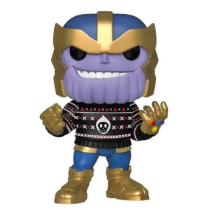 MARVEL HOLIDAY FIG 9CM POP THANOS                                          