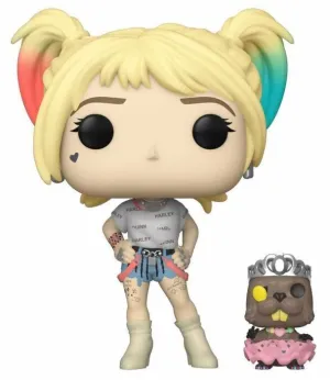 AVES DE PRESA FIG 9CM POP HARLEY QUINN Y BEAVER                            