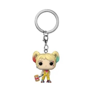 AVES DE PRESA LLAVERO POCKET POP 4CM HARLEY QUINN (BOOBYTRAP BATTLE))      