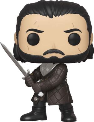 JUEGO DE TRONOS FIG 9CM POP JON NIEVE                                      