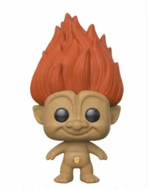 TROLLS CLASSIC FIG 9CM POP ORANGE TROLL                                    