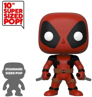 DEADPOOL FIGURA SUPER SIZED POP! VINYL TWO SWORD RED DEADPOOL 25 CM