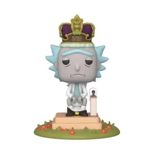 RICK Y MORTY FIG 9CM POP CON SONIDO RICK ON TOILET                         