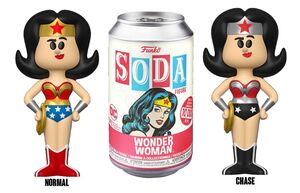 VINYL SODA FIGURE 11CM WONDER WOMAN CON CHASE                              