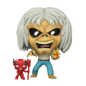 IRON MAIDEN FIG 9CM POP NUMBER OF THE BEAST (SKELETON EDDIE)               