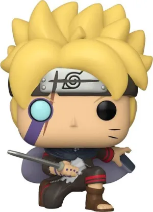 BORUTO: NARUTO NEXT GENERATIONS FIGURA POP! ANIMATION VINYL BORUTO UZUMAKI CON MARCAS 9 CM