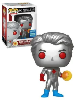 DC SUPERHEROES FIGURA 9 CM CAPTAIN ATOM POP! HEROES F-333 EDICIÓN ESPECIAL