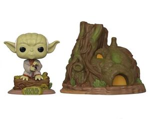 STAR WARS FIG 9CM POP YODA'S HUT                                           