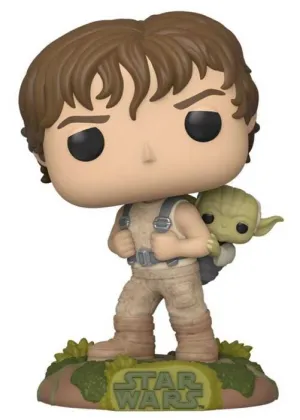 STAR WARS FIG 9CM POP LUKE CON YODA 40 ANIV IMPERIO CONTRAATACA            