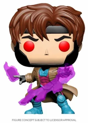 X-MEN FIG 9CM POP GAMBITO CON CARTAS                                       