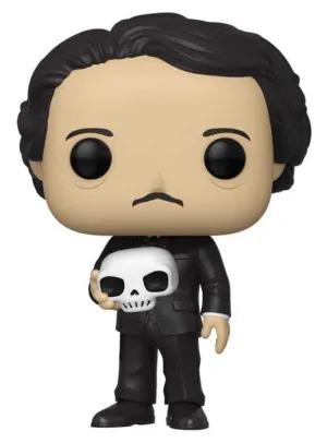 EDGAR ALLAN POE FIG 9CM POP EDGAR ALLAN POE CON CALAVERA                   