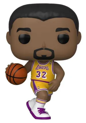 NBA LEGENDS FIG 9CM POP MAGIC JOHNSON (LAKERS HOME)                        