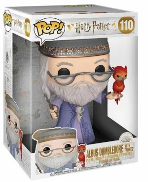 HARRY POTTER FIGURA 25 CM DUMBLEDORE CON FAWKES POP! FUNKO 110             