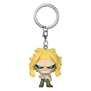 MY HERO ACADEMIA LLAVERO POCKET POP 4CM ALL MIGHT EN ESTADO DEBILITADO     