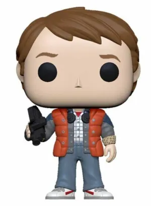 REGRESO AL FUTURO FIG 9CM POP MARTY CON CHALECO HINCHADO                   