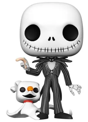 PESADILLA ANTES DE NAVIDAD SUPER SIZED POP! DISNEY VINYL FIGURA JACK W/ZERO 25 CM
