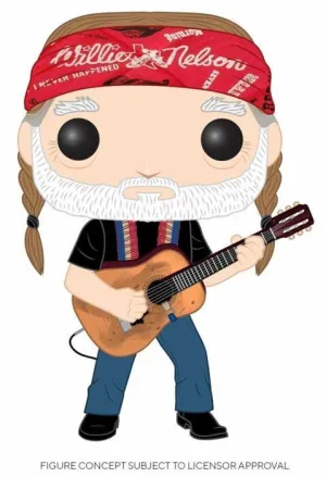 WILLIE NELSON FIG 9CM POP WILLIE NELSON                                    